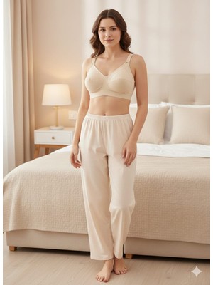 Ecem Kadın Siyah Geniş Askılı Minimizer Toparlayıcı Sütyen - Büyük Beden Uyumlu