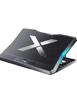 FRY Ally Mc Q3 LED Işıklı Ultra Sessiz Fan Laptop Soğutucu STAND-(5775)