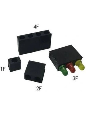 Voltaj Tekli LED Yuvası - 90 Derece