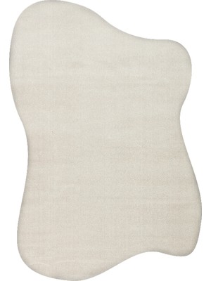 Kalesta Halı Soft Fluid 01 Light Stone Serbest Formlu Düz Halı Hav Toz Vermez Yumuşak Tuşeli Modern Şık Salon Halısı