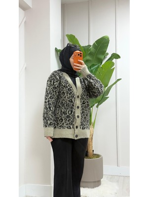 Semra İlhan Leopar Desenli Hırka