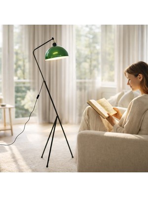 Homing Monreo Retro Yeşil Lambader