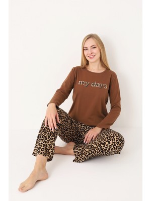 NBB My Days Leopar Pijama Takım 68256