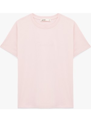 Koton Pamuklu Kısa Kollu Bisiklet Yaka Basic Tişört