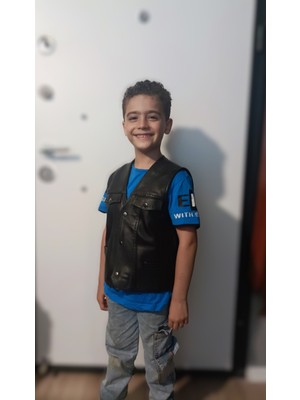 Nyc Giyim Tekstil Çocuk Yelek Deri