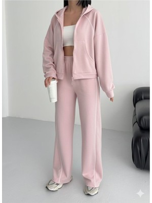 Moda Paketi Modal Kumaş Biyeli Takım Yeni Sezon