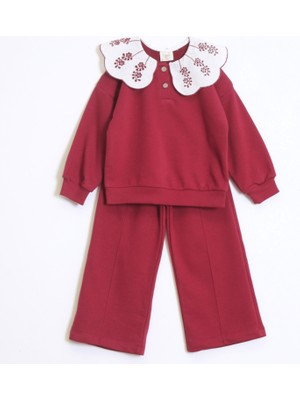 Ozzy Kids Kız Çocuk Yakalı Rahat Kesim Takım