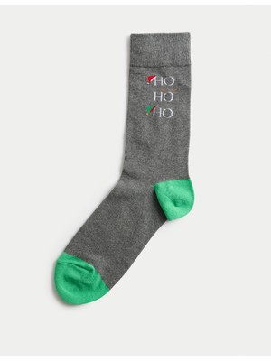 Marks & Spencer Pamuklu Desenli Çorap