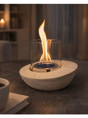 Westonya WESTART05 Aura Stone Masaüstü Bioethanol Şömine