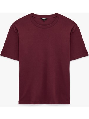 Koton Regular Fit Kısa Kollu Pamuklu Bisiklet Yaka Tişört