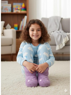 ThreeLife Store Threelife, Kız Çocuk Ev Botu, Panduf