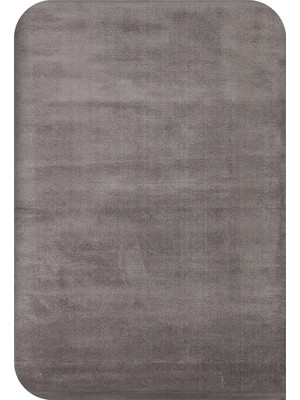 Kalesta Halı Soft Fluid 05 Anthracite Serbest Formlu Düz Halı Hav Toz Vermez Yumuşak Tuşeli Modern Şık Salon Halısı