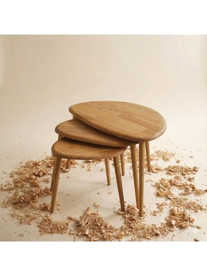 Baupor Zigon Sehpa 3'lü Set