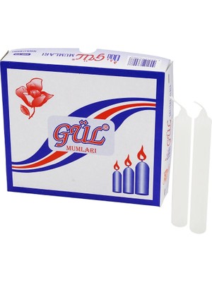 Go İthalat Büyük  Beyaz Mum  20Lİ Kutu (5468)