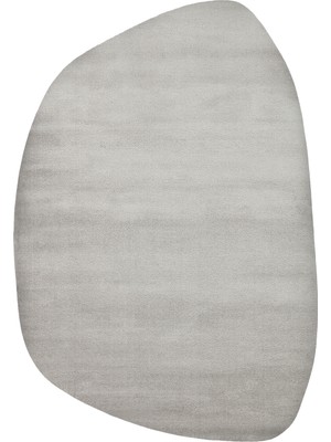 Kalesta Halı Soft Fluid 03 Grey Serbest Formlu Düz Halı Hav Toz Vermez Yumuşak Tuşeli Modern Şık Salon Halısı
