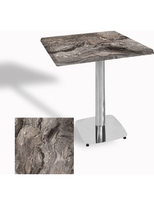 Dockers Tokyo Kare Masa (Kromnikel) 60X60 cm - (Werzalit, Wermodin ve Allzalit Tabla) - Sydney