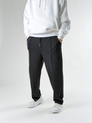 Cocopelli Çima Detaylı Likralı Siyah Erkek Pantolon COC2737