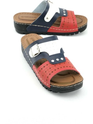 Gezer 13036 Yazlık Yüksek Topuk Rahat Taban Kadın Terlik