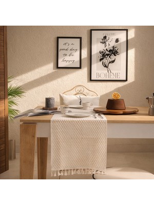 Evidea Soft Santa Runner - Ekru - 35x145 cm