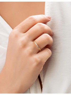 HAKAN GÜLER KUYUMCULUK  Altın Yarım Tur Yüzük