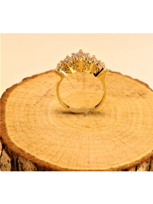 HAKAN GÜLER KUYUMCULUK 14 Ayar Altın Beştaş Yüzük