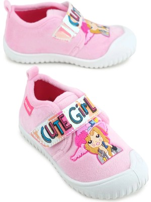 Gezer 03377 Kız Çocuk Günlük Cırtlı Panduf Kreş Ayakkabı