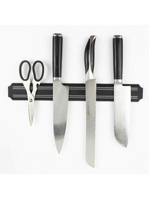 Go İthalat Mıknatıslı Paslanmaz Duvar Bıçak Askısı Standı 33 cm Aparat (5468)