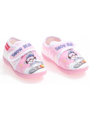 Gezer 03205 Kız Çocuk Günlük Cırtlı Panduf Ev Kreş Ayakkabı