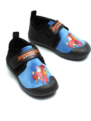 Gezer Kışlık Braveman Baskılı Rahat Cırtlı Erkek Bebek Çocuk Panduf