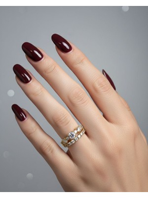 Lovira Lumina Duo Zirkon Taşlı Ikili Yüzük Seti