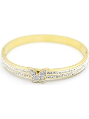 ModaSize Kelebek Bilezik - Altın