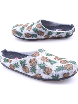 Gezer 14489 Kadın Keçe Kumaş Halı-Ev Terliği