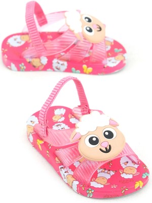 Gezer 15133 Kız Bebe Islak Zemine Uygun Havuz Plaj Terlik-Sandalet