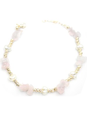 ModaSize Dorika Taş Halhal - Pembe