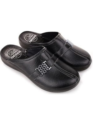 Gezer 16185 Taş Detaylı Soft Masaj Taban Sabo Önü Kapalı Günlük Kadın Terlik