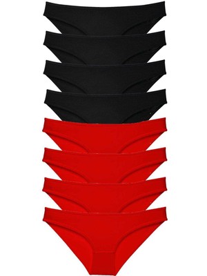 ModaSize 8 Adet Süper Eko Set Likralı Kadın Slip Külot