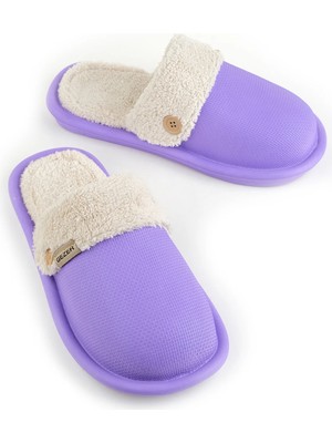 Gezer 13577 Eva Içi Kürklü Islak Zemin Kışlık Ev Bahçe Kadın Terliği