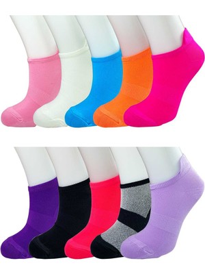 ModaSize 12 Adet Neon Parlak Renk Yumuşak Kadın Bilek Çorap