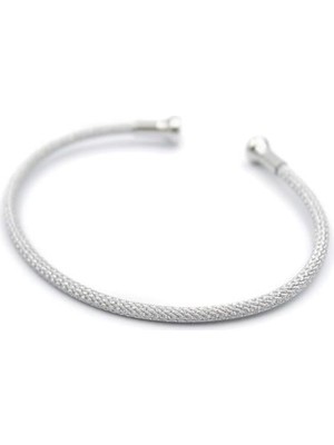 ModaSize Hasır Pndr Bileklik - Gümüş