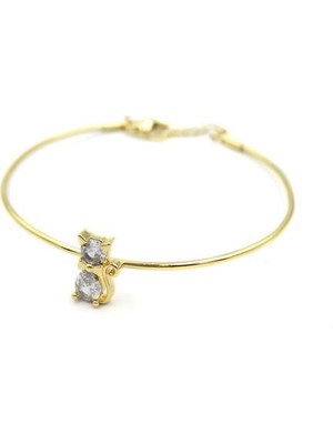 ModaSize Kedi Bilezik - Altın