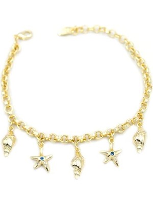 ModaSize Deniz Kabuğu Charm Bileklik - Altın