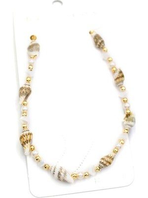 ModaSize Deniz Kabuğu Halhal - Beyaz