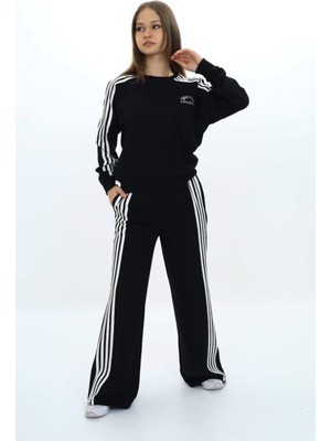 Pantulux Kız Çocuk %100 Pamuk Uzun Kol Oversize Alt&üst Eşofman TAKIMI-EŞT-2027