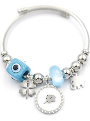 ModaSize Fil Charm Bilezik - Gümüş