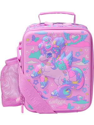 Smiggle Trailblazer Hardtop Pembe Sert Kapaklı Okul Beslenme Çantası