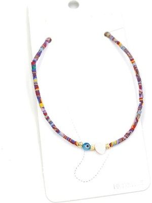 ModaSize Afgan Boncuk Halhal - Çok Renkli