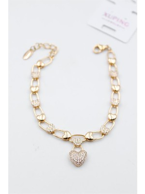 ModaSize Taşlı Vip Bileklik - Rose