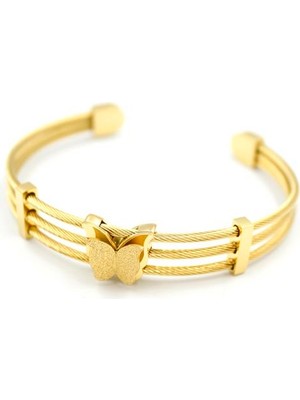 ModaSize Kelebek Bilezik - Altın