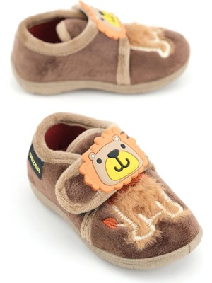 Gezer Kışlık Cırtlı Ayarlanabilir Erkek Çocuk Bebek Günlük Okul Kreş Panduf Ayakkabı