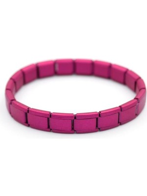 ModaSize Mat Nomi Bilezik - Pembe